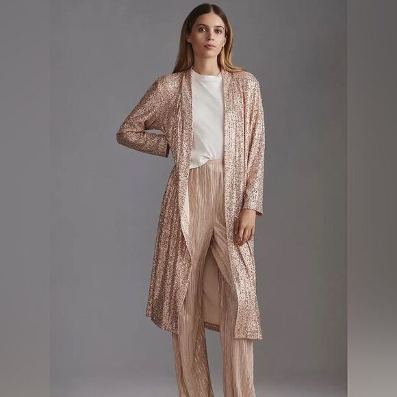 Anthropologie Mare Mare Sequin Duster NWT - Picture 3 of 16